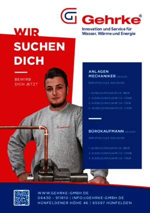 Auszubildender zum Anlagenmechaniker SHK (m/w/d)