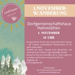 LandFrauen Rhein-Lahn Bezirk Aar: 1. November - Wanderung