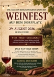 Weinfest auf dem Dorfplatz in Burgschwalbach