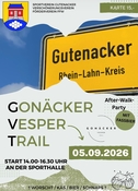 Gonäcker Vesper-Trail am SA, 05.09.2026 - Eintrittskarte
