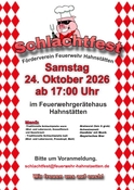 Freiwillige Feuerwehr Hahnstätten: Schlachtfest