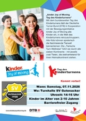 „kinder Joy of Moving Tag des Kinderturnens“ beim SV Gutenacker