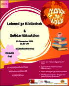 “Orange the world“: Lebendige Bibliothek in Diez