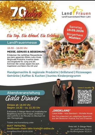70 Jahre LandFrauen Rhein-Lahn