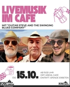 Livemusik im Café: Guitar Steve and the Swinging Blues Company