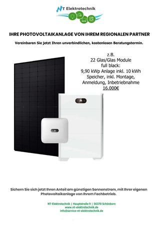9,90 kWp PV Anlage