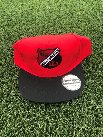 TuS Burgschwalbach Basecap in Rot mit Logostrick aus dünnerem Stoff